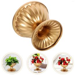 Vases Tabletop Vase Desktop Vintage Metal Centerpieces Iron Home Decor Flower Banquet For Decoration