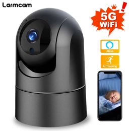 Cameras Larmtek Ip Wifi Camera 5g Baby Monitor 1080p Video Surveillance Camera Mini Indoor Cctv Security Camera Ai Tracking 2k 4mp Alexa