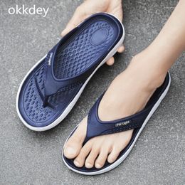 Slippers 2024 Summer Comfortable Men's Fashion Flip-flops Home Bathroom Non-slip Lightweight Wear-Resistant Slides