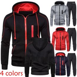 Men's Tracksuits Hoodie Men Zipper Jacket Winter Fleece Thicken Coat Hooded Sweatshirts Cotton Fashion Racing Brand Clothes