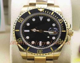 2019 New Factory Top Quality Luxury Wristwatches Sapphire Ceramic 18K Yellow Gold 116618 Automatic Mechanical Black Dial Men Men4267891