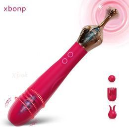 Powerful G Spot Vibrator for Women Quick Orgasm Vibrating Clitoris Stimulator Massager 2 Motors Adults Goods Sex Toys Female 240403