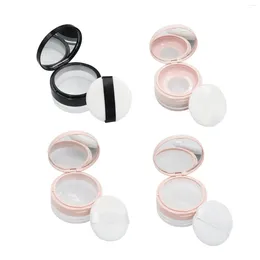 Storage Bottles Empty Loose Face Powder Case With Sifter Box Compact 20G Refillable Makeup Container