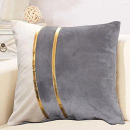 Pillow Plush Pillowcase With Hidden Zipper Closure Soft Case Stylish For Home Cozy Sofa