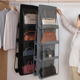 Storage Bags Shelf Hanging Handbag Artefact Bag Dust-Proof Cover Transparent Wardrobe Dormitory Organiser