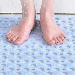 Bath Mats Water-resistant Bathroom Mat With Quick-drying Feature Non-slip Drainage Holes Strong Suction For Home Clean