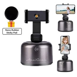 Monopods APAI GENIE II 360° Rotation Auto Face Object Tracking Selfie Stick Tripod Holder Smarts Shooting Phone Mount for Photo Vlog Live