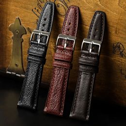 French Goat Leather Watchband 20 21 22MM Suitable For Leather Strap Suitable For Diving Watch Leather 240320