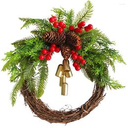 Decorative Flowers Christmas Tree Hanging Decoration Wreath Front Door Decorations Garland Ornament