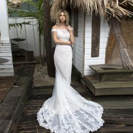 Dresses Soft Tulle Wedding Gowns Sheer Neck Vestios De Novia Appliques 2019 Cap Sleeve Button Back High Quality Women Bridal Dress