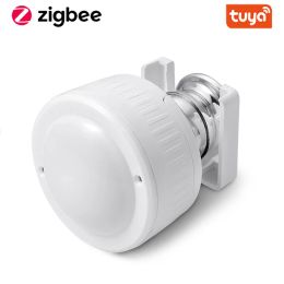 Clothing Tuya Zigbee Multisensor 4 in 1 Smart Pir Motion Humidity Light Temperature Sensor Usb Charge or Battery Operated