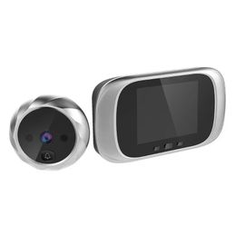 Highly Advanced 28inch Digital LCD Video Doorbell Peephole Viewer with Door Eye Monitoring Camera and 90 Degree Motion Detection - Eye2