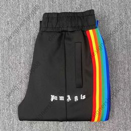 High Quality Tik Tok Influencer Same Designer Brand Pure Cotton PA Side Black And White Stripes Casual Campus Mens And Womens Sports Florida Beach Shorts