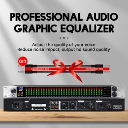 Accessories Graphic Equaliser 31 Band Audio Digital Effect Controller Pro Ecualizad Processor Stage and Karaoke Equalizadores with Squelch