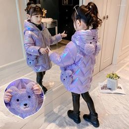 Down Coat Kids Winter Jackets Baby Girls Infant Parkas 4 5 6 7 To 10 11 12 Years Old Children's Fashion Outerwear Warm Clothing