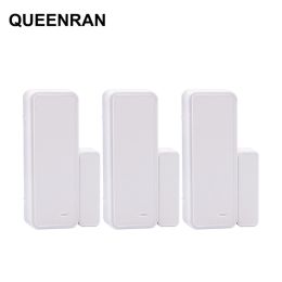 Detector 3pcs Wireless Magnetic Door Sensor 433MHz twoway Door Window Open Access Detector Alarm System for Smart Home Security G90B G90