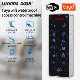 Kits Wifi Remote Open Control Rfid Lock Smart Gate Access Control Waterproof Magnetic Lock Tuya Mobile APP