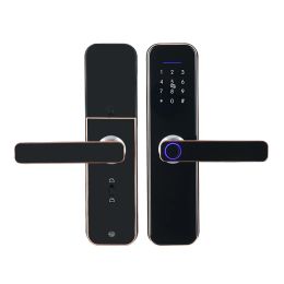 Lock Bluetooth Electronic Door Lock with TT LOCK App Remotely Biometric Fingerprint Security Intelligent Password Door Lock