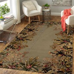 Carpets Flowers 3D Printed Carpet Mat For Living Room Doormat Flannel Print Bedroom Non-slip Floor Rug 06