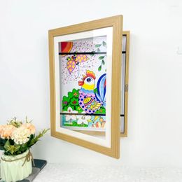 Frames Kids Art Pictures Flip Po Stylish Storage Stand For Living Room
