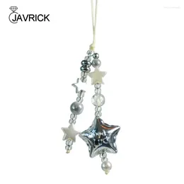 Pendant Necklaces Acrylic Beads Star Phone Charm Fashion Keychain For Bag Decoration Car Keyring Keys Holder Handbag Accessory