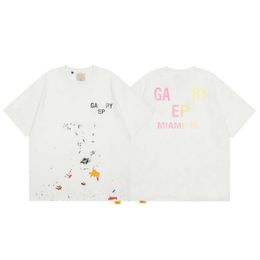 men t shirt designer T shirts mens womens summer painter fashion letter graffiti print graphic tee round neck short sleeve Shirt outdoor sweatshirt