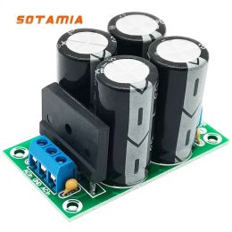 Amplifier SOTAMIA 25A Amplifier Rectifier Philtre Supply Power Board Dual Power Supply 35V 50V Philtre Capacitor DIY Sound Speaker Amplifier