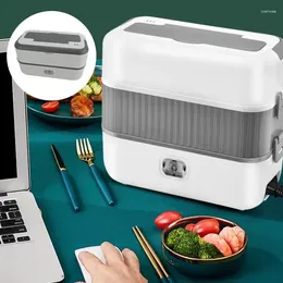 Dinnerware Heated Lunch Boxes Stainless Steel Meal Heating With Tight Sealing Business Waming Products For Rice Dishes