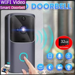Doorbell M10 Smart WiFi Video Doorbell Camera Visual Intercom With Chime Night vision IP Door Bell Wireless Home Security Camera