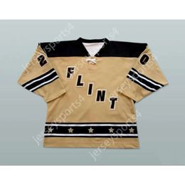 Gdsir Custom KEVIN KERR 20 FLINT GENERALS HOCKEY JERSEY NEW Top Ed S-M-L-XL-XXL-3XL-4XL-5XL-6XL