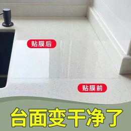 Window Stickers Kitchen Countertop Protective Film High-Temperature Resistant Marble Stove Sticker Transparent Waterproof And Oil-Proof