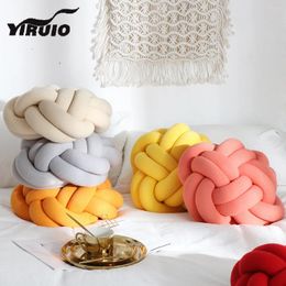 Pillow YIRUIO INS Decoration Sofa Throw Tatami Floor Garden Yoga Seat Fluffy Soft Double-deck Beige Gray Pink S