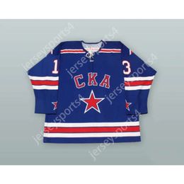 Gdsir Custom PAVEL DATSYUK 13 SKA SAINT PETERSBURG BLUE HOCKEY JERSEY NEW Top Ed S-M-L-XL-XXL-3XL-4XL-5XL-6XL