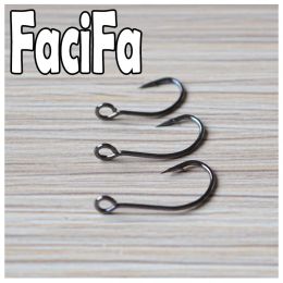 Fishhooks 1000pcs Big Eyelet fishing hook Crank hook Barbed fishhook fishing tackle fish hook single Hook