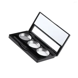 Storage Bottles 2/3/5 Cosmetic 3 Slots Empty Palette Eyeshadow Powder Blush Lipstick Makeup Case