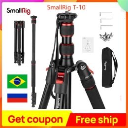 Monopods Smallrig Aluminium Tripod T10 Compact Lightweight Foldable Tripod Can Load 15kg Suitable Various Scenarios for Camera Phone 3983