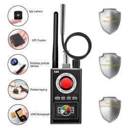 Detector K88 Anti Spy Detector Full Range Scan Wireless Spy Camera GPS RF Bug Signal Detector Privacy Protect Security Monitor