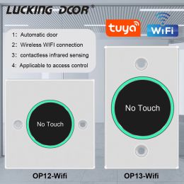 Control Tuya WIFI Smart Switch Door Release Access Control Timing Switch Wireless Remote Control with Button Manual Switch SmartLife App