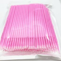 Swabs 1000pcs Micro brushes disposable eyelashes make up extensions eyelashes glue cleaning lint brushes Free Applicator Sticks Makeup