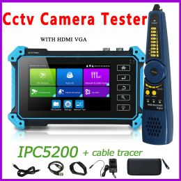 Display Ipc 5200 c plus Network Cable Tester Cctv Camera Tester Monitor For Security Camera Cftv Test Hdmi Vga Ipc5200 Plus Rj45 Tester