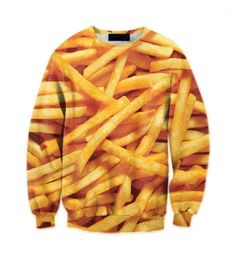 French Fries 3D Pullover Tracksuit Casual Men Funny Print Hoodie Sweatshirt Plus Size 6XL Mens Streetwear Fitness Harajuku Tops14522934