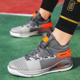 Basketball Shoes Men's High Ankle Protect Safety Sneaker Professional Drop-in Cushion Footwear