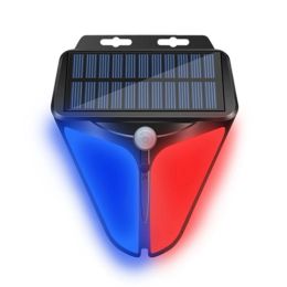 Accessories Alarm Siren Motion Sensor Home Yard Outdoor Wireless Solar Powered Strobe Light Siren Waterproof Flash Alarm Lamp Solar System