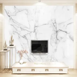 Wallpapers Custom 3D Po Wallpaper Now Abstract Texture White Gray Stone Marble Wall Background Mural