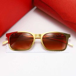 2024 fashion Men's Luxury Designer Women's Sunglasses Three-dimensional leopard head full frame English glasses shades