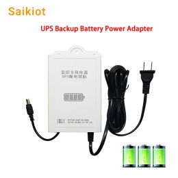 Accessories Saikiot Waterproof UPS Standby Backup Battery Power Supply Adapter DC 12V/9V/5V Output for Router Modem LED Light CCTV Camera