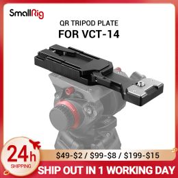 Monopods Smallrig Vct14 Quick Release Tripod Plate with 1/4 3/8 Thread Holes for Camera Camcorder 2169