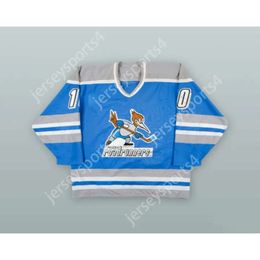 Gdsir Custom NEAL BROTEN 10 PHOENIX ROADRUNNERS LIGHT BLUE HOCKEY JERSEY NEW Top Ed S-M-L-XL-XXL-3XL-4XL-5XL-6XL