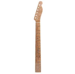 1PC Premium Durable Maple 21 Fret Tiger Flame Guitar Neck Replacement for TL Accessories Electric Guitar6318634