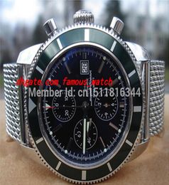 Original Box Luxury Watch Wristwatch 46mm Aeromarine Superocean A13320 Ocean Stainless Chronograph Men Watches1809579